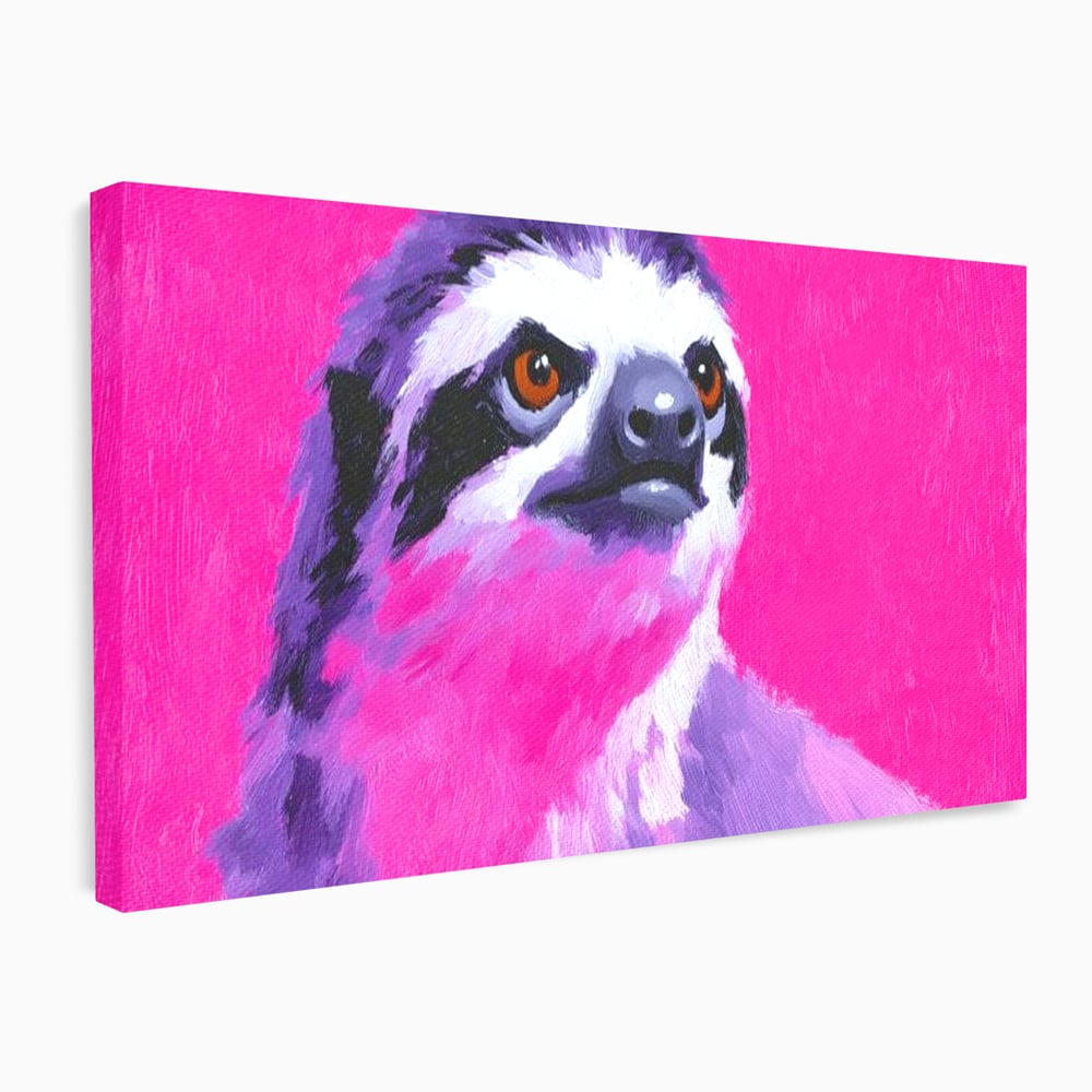 Tablou canvas cu tablou canvas cu lenes pictat, fara rama, pe sasiu de lemn